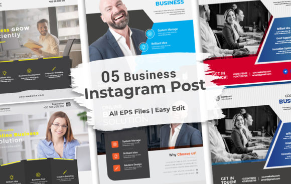 Business Instagram Social Media Post
