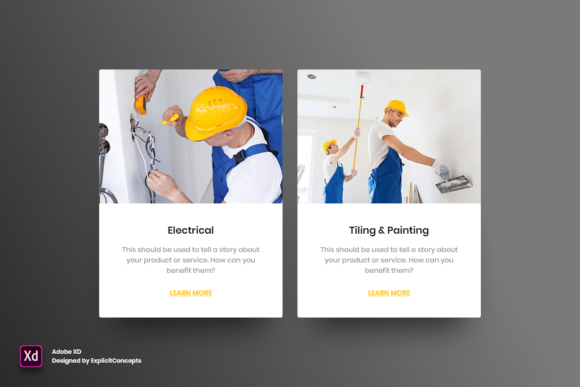 Constructions Services - Adobe XD: Elevating Architectural Presentations with Realistic Mockups
