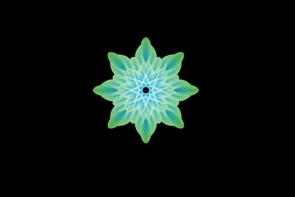 Mastering the Art of Flower in Green and Blue Colors for Professional Design