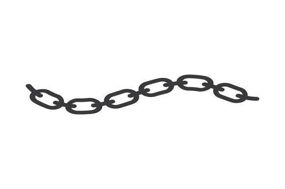 Mastering the Chain Element Vector Image