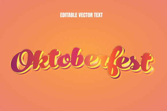 Mastering the Oktoberfest Editable Text Effect