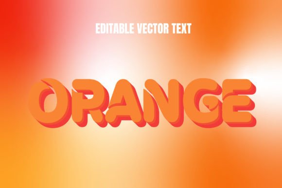 Mastering the Orange Editable Text Effect