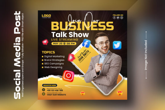 Maximizing Engagement with a Professional Live Stream Social Media Post Template