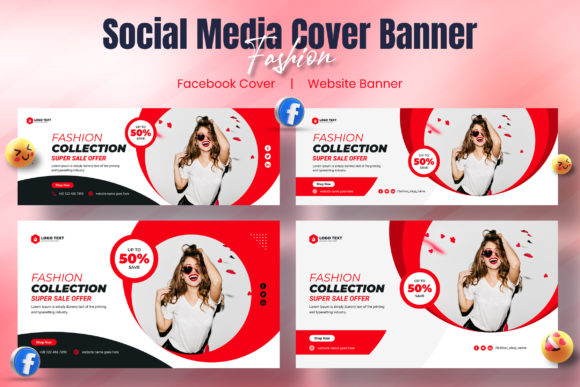 Strategic Visual Identity: Evaluating Fashion Facebook Cover and Web Banner Templates for Brand Growth