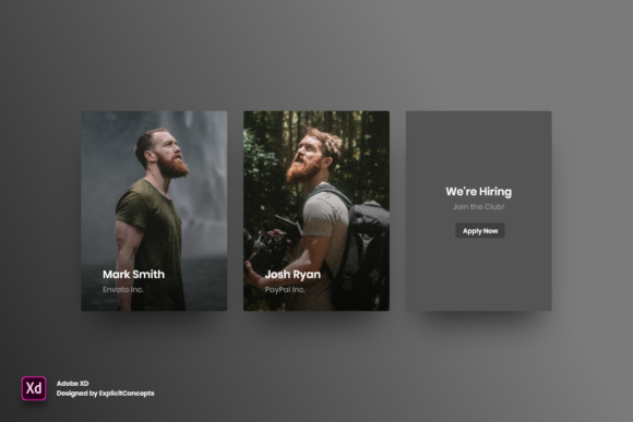 Team Vol 04 Adobe XD Template Guide