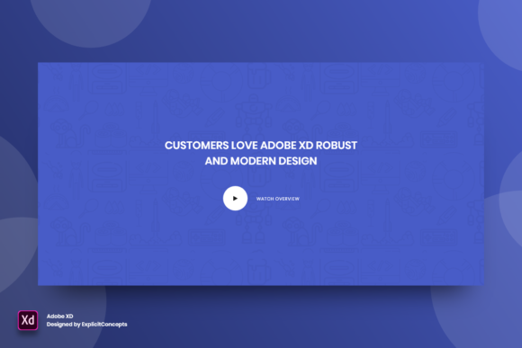 Video Section Vol 06 - Adobe XD